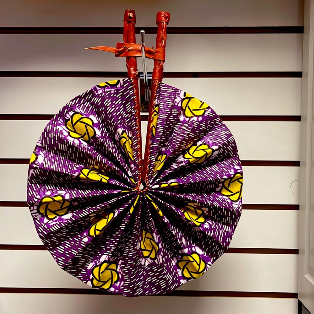 African Print Fan